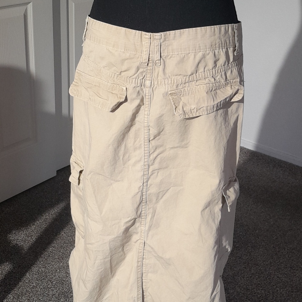 Zara Cream Cargo Maxi Skirt - Picture 3 of 9